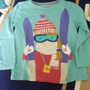 Mini Boden LS girls Skiier tee, 2-3Y